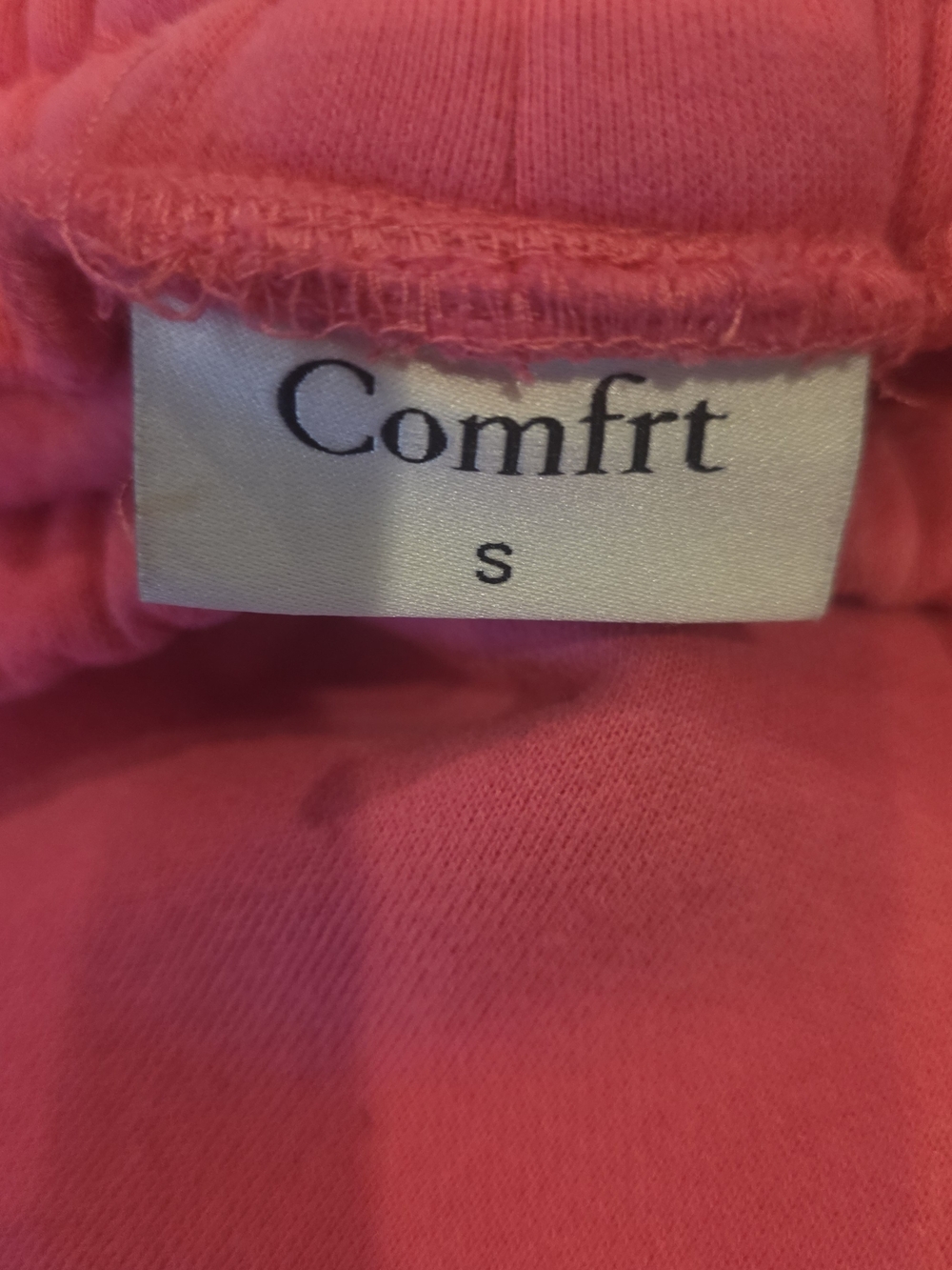 Comfrt Pink Fleece Jogger Pants - Cozy Women's Track Joggers - Picture 3 of 3